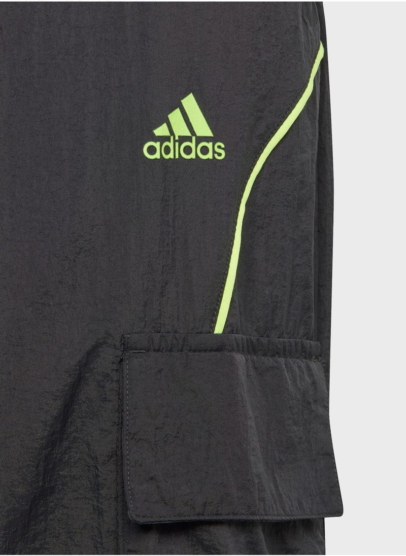Adidas - Dance Woven Cargo Tracksuit Bottoms Kids - Image 1