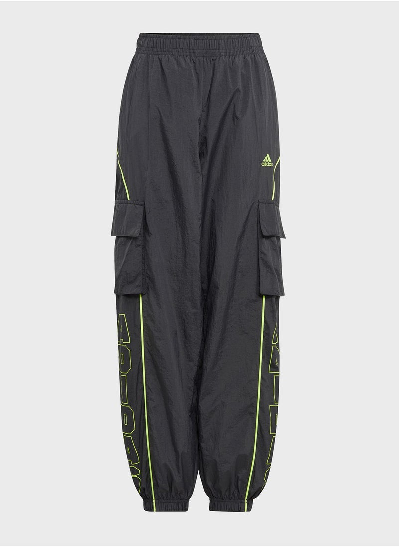 Adidas - Dance Woven Cargo Tracksuit Bottoms Kids - Image 1