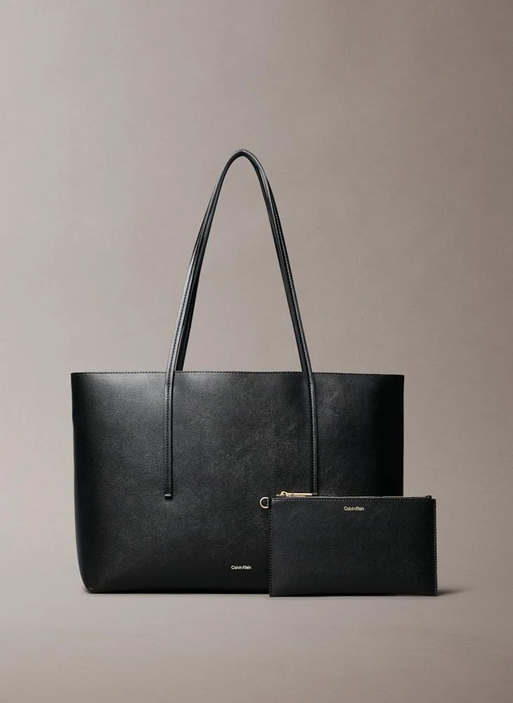 CALVIN KLEIN Logo Foil Tote Pouch