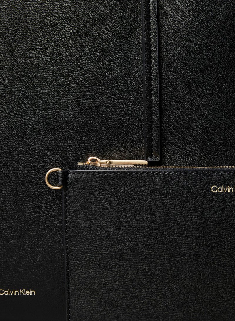 CALVIN KLEIN Foil Logo Tote Bag With Pouch - Image 4