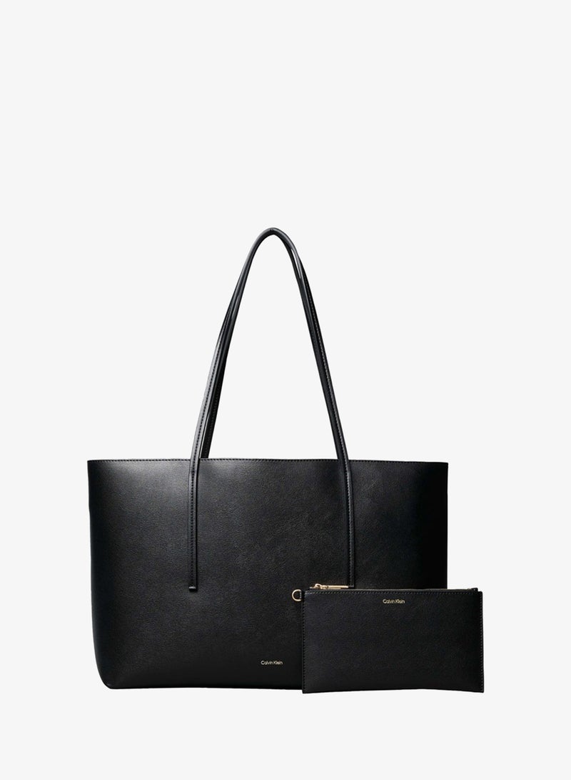 CALVIN KLEIN Foil Logo Tote Bag With Pouch - Image 1