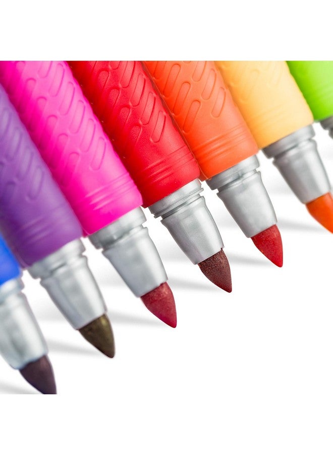 بيك أقلام تحديد دائمة متنوعة الألوان من BIC Intensity، ذات رأس رفيع، عبوة من 36 قلمًا مع قبضة غير قابلة للانزلاق من أجل الراحة والتحكم - Image 3