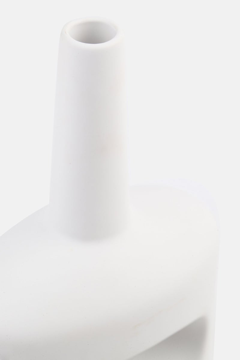 Muy Mucho Ceramic Donut Vase, White - Image 3