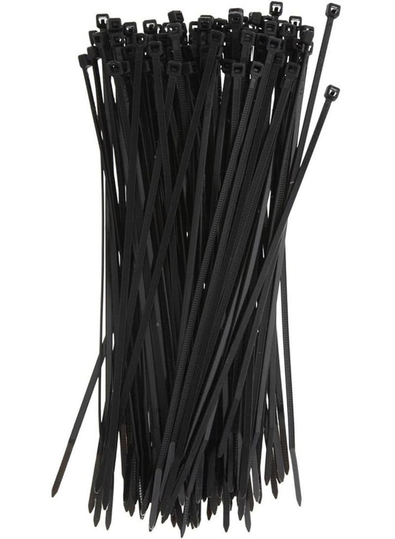 100-Piece Multipurpose Cable Ties Set Black 18 Inch  - Image 1