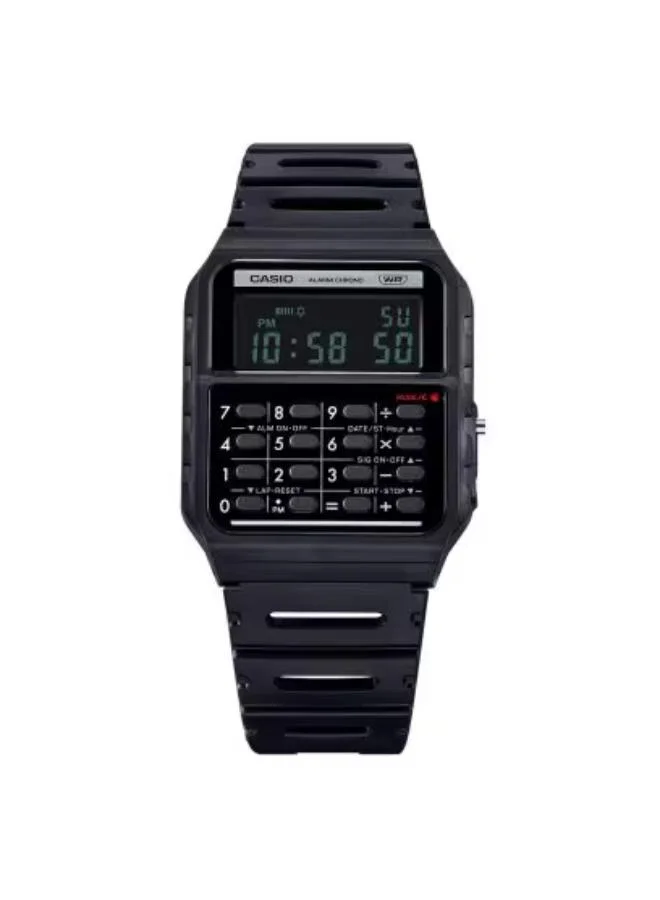 CASIO Unisex Digital Display Watch With Black Resin Strap - CA-53WB-1BDF
