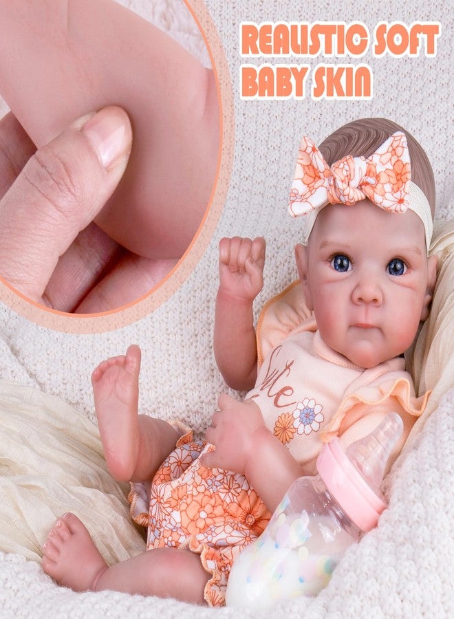 Aori Reborn Baby Dolls Girl Lifelike - Realistic 20-Inch Newborn Baby Girls with Poseable Limbs and Feeding Kit, Gift for Kids 3+, Pre-Parents, Grand-Parents, Collectors - Image 3