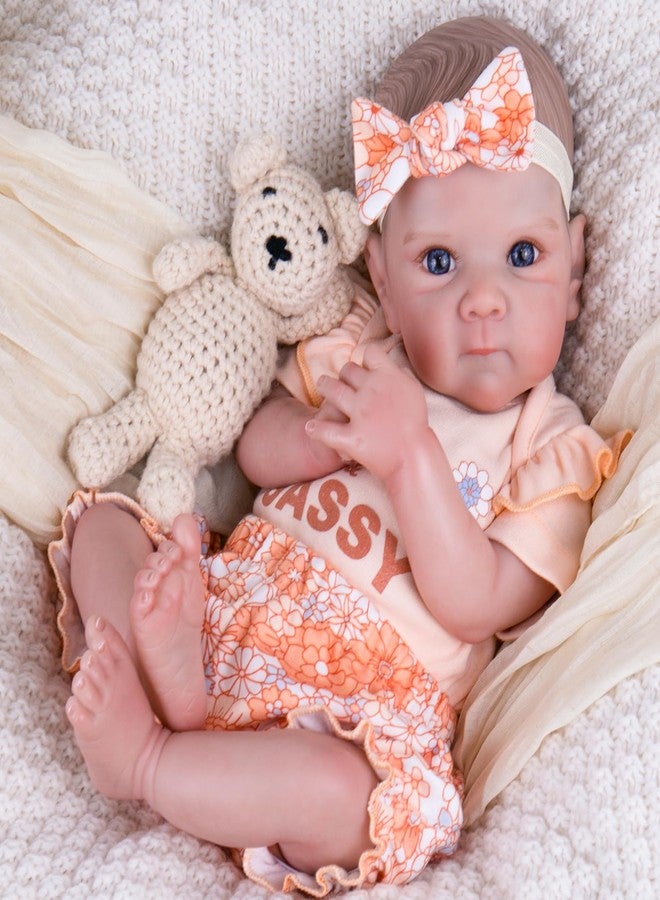 Aori Reborn Baby Dolls Girl Lifelike - Realistic 20-Inch Newborn Baby Girls with Poseable Limbs and Feeding Kit, Gift for Kids 3+, Pre-Parents, Grand-Parents, Collectors - Image 1