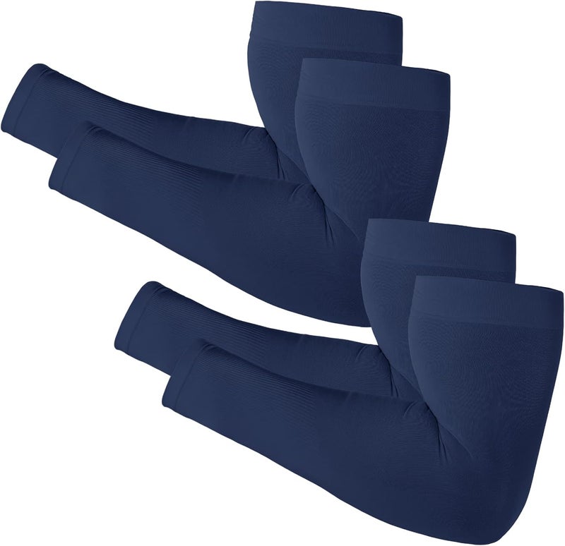 Newbyinn أكمام ذراع للرجال والنساء، مقاس L - XL، أكمام حماية من الشمس للأشعة فوق البنفسجية لتغطية الوشم، غطاء ذراع ضغط تبريدي - Image 1