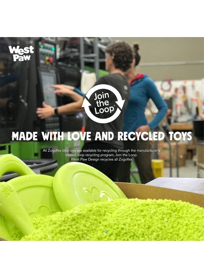 ويست باو Zogoflex Zisc Dog Flying Disc، قرص طائر هوائي عالي الارتفاع للكلاب والجراء - خفيف الوزن، قرص عائم للإحضار، شد الحبل، الإمساك، اللعب - يعمل كوعاء طعام/ماء، كبير 8.5 بوصة، برتقالي - Image 5