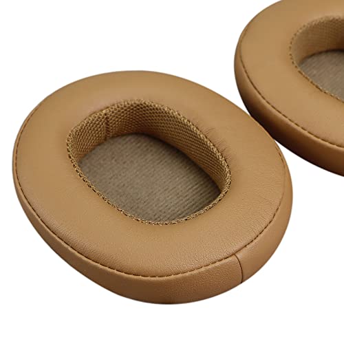 MOLGRIA Replacement Ear Pads Cushion, MOLGRIA Protein Leather Earpads Cup for Skullcandy Crusher Wireless Crusher Evo ANC HESH 3.0 Over-Ear Headphones(Tan) - Image 4