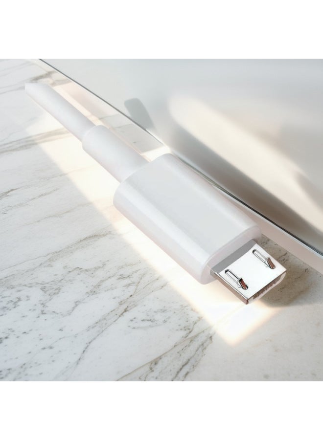 Source Android/Micro Charging Line Small Speaker Shaver Power Cord With Machine Line Data Line Short Line 20-Color:50cm White [android/micro]—copper Clad Steel  - Image 3