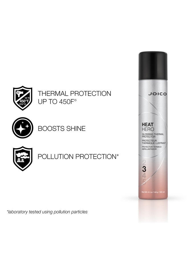 Joico Heat Hero Glossing Thermal Protector | For Most Hair Types | Thermal Heat & Humidity Protection | Reduce Split Ends | Boost Shine | Paraben & Sulfate Free | 145g | 5.1 oz - Image 3