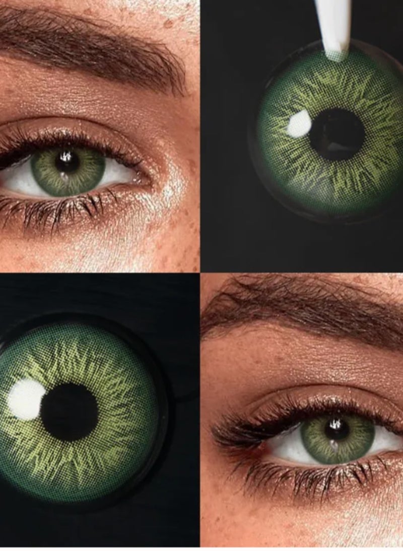 يونيبلينغ عدسات لاصقة ملونة سنوية أدوري الخضراء - Image 4