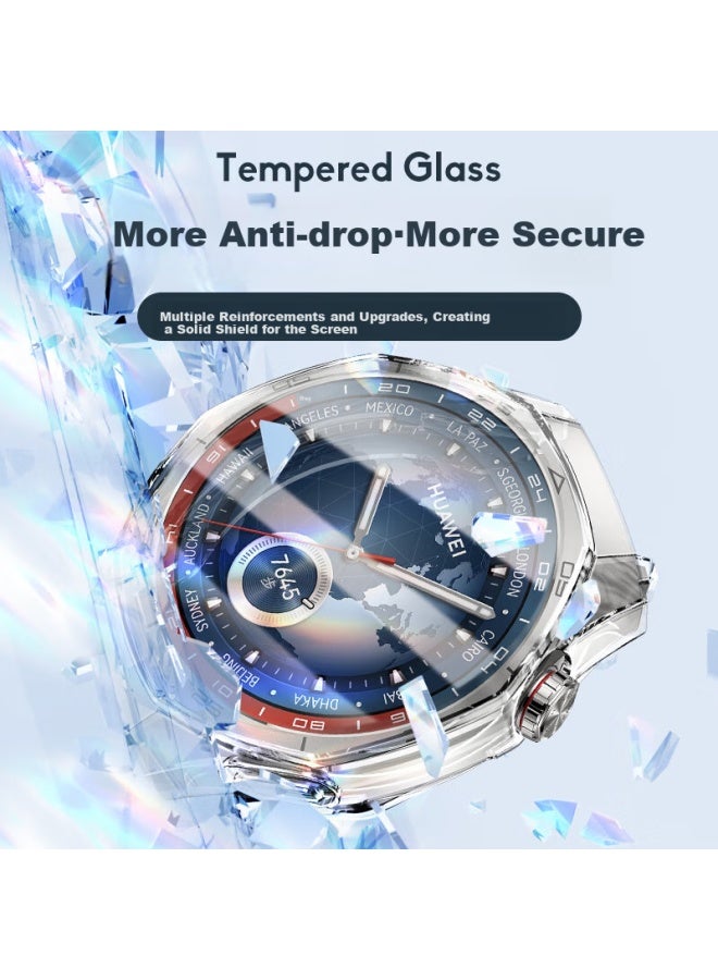 Watchbond Glacier White Protective Case For Huawei Watch Gt5 Pro Women's 42mm Model, Integrated Tpu Soft Shell, Shockproof And Scratch-resistant Watch Accessory - Image 2