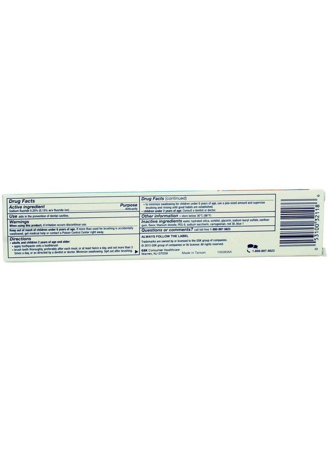 Aquafresh Aqua Fresh Cavity Protection Fluoride Toothpaste Cool Mint 5.6 Ounce (Pack Of 2) - Image 2