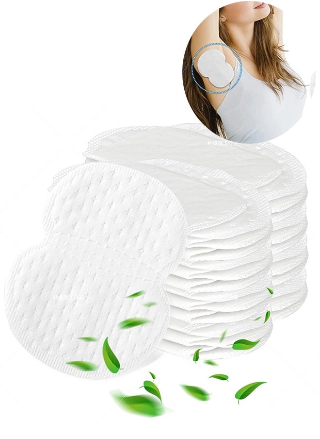 Farahom 100 PCS Underarm Sweat Pads, Armpit Sweat Pads for Women and Men, Disposable Armpit Pads for Sweating Women, Non-Visible Comfortable Unflavored Armpit Protection  - Image 1