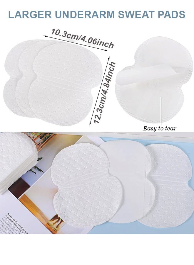 Farahom 100 PCS Underarm Sweat Pads, Armpit Sweat Pads for Women and Men, Disposable Armpit Pads for Sweating Women, Non-Visible Comfortable Unflavored Armpit Protection  - Image 2