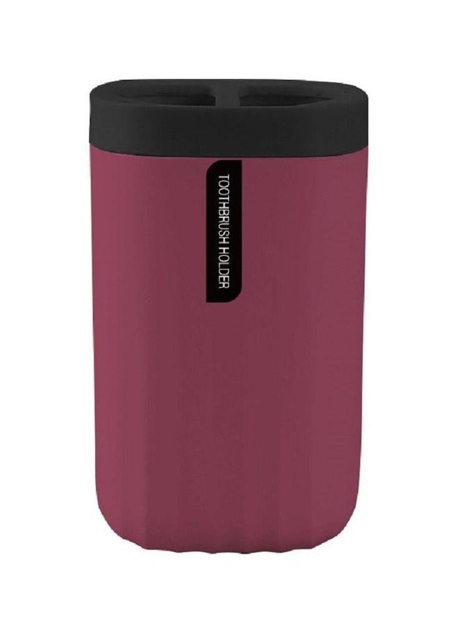 HOMESTAR مجموعة ملحقات الحمام 8 قطع - أحمر - Image 4