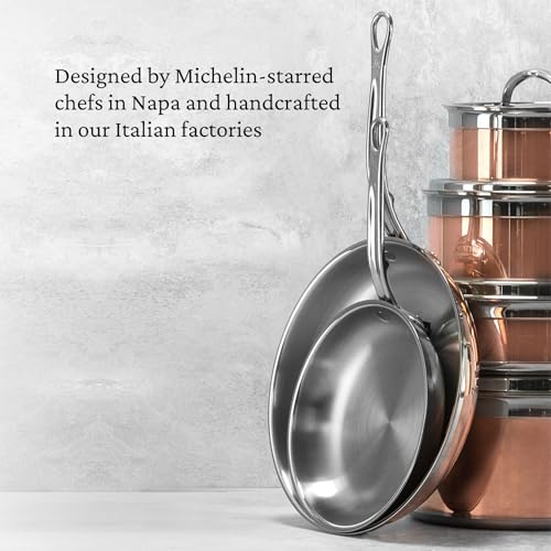 Hestan - CopperBond Collection - 100% Pure Copper 10-Piece Ultimate Cookware Set, Induction Cooktop Compatible - Image 4