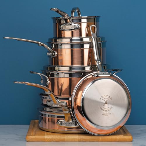Hestan - CopperBond Collection - 100% Pure Copper 10-Piece Ultimate Cookware Set, Induction Cooktop Compatible - Image 2