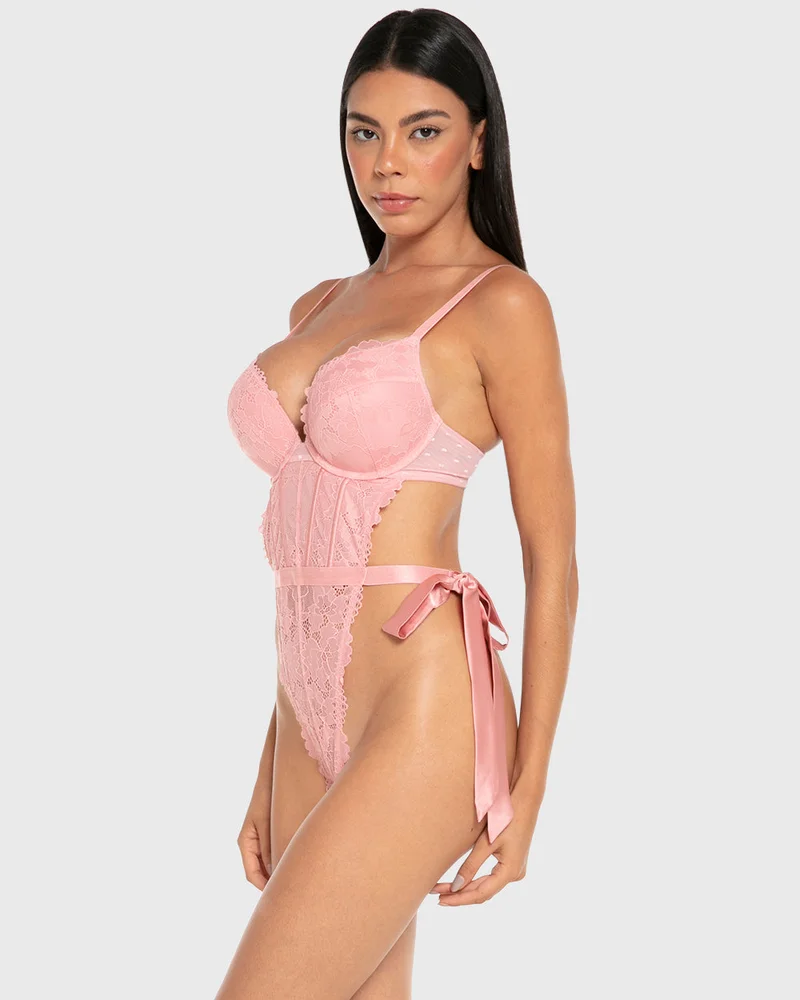 Isla & Evie Isla & Evie Lace Wired Bodysuit
