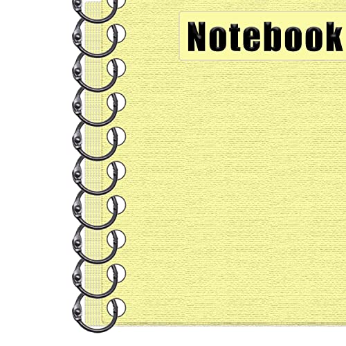 BENLIUDH 100 Pack Binder Rings Book Rings Metal Ring Clips for Index Cards Book Binder Key Office and School (Black, 1/2 Inch) - Image 5