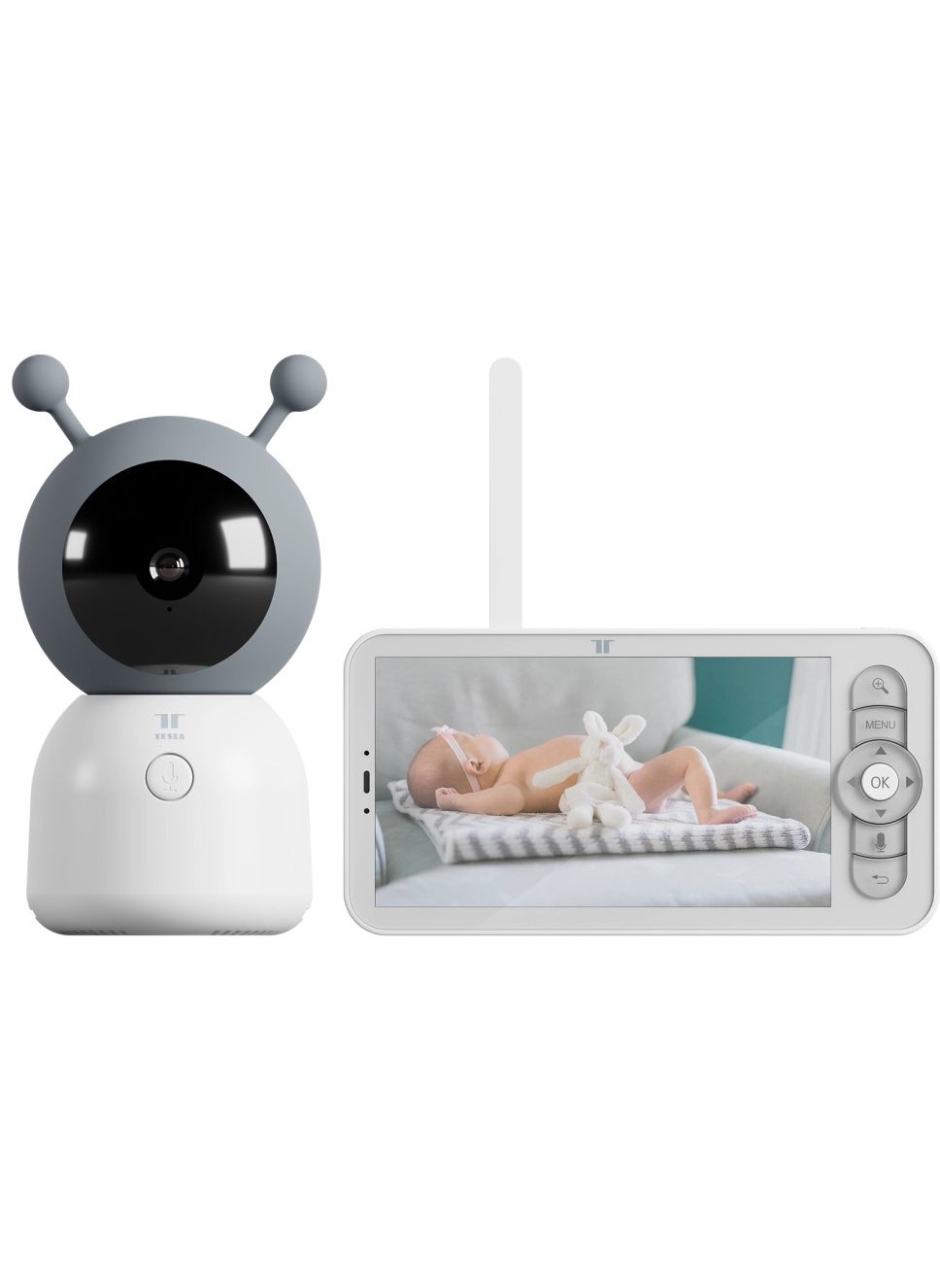 Smart Camera Baby and Display BD300 works with Google Alexa  Tesla Home App 