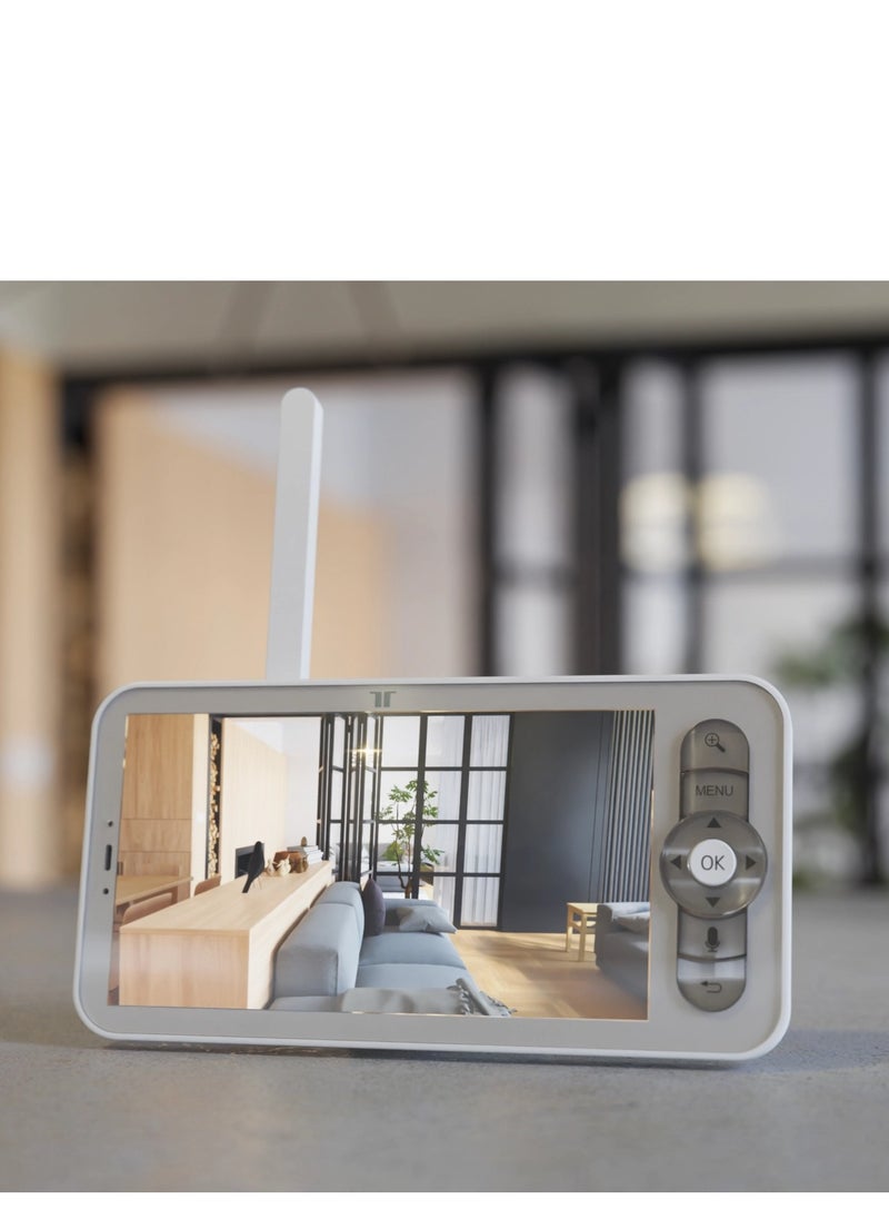 كاميرا ذكية لمراقبة الأطفال وشاشة BD300 تعمل مع تطبيق Google Alexa Tesla Home
