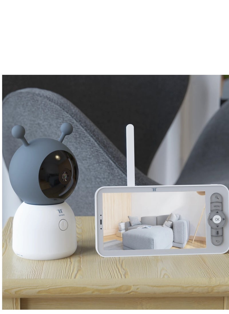 كاميرا ذكية لمراقبة الأطفال وشاشة BD300 تعمل مع تطبيق Google Alexa Tesla Home
