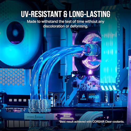Corsair CX-9059001-WW Hydro X Series, Xt Softline, 10/13mm (3/8In/ 1/2In) ID/OD, Tubing, Clear - Image 4