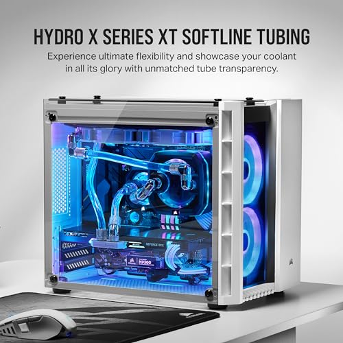 Corsair CX-9059001-WW Hydro X Series, Xt Softline, 10/13mm (3/8In/ 1/2In) ID/OD, Tubing, Clear - Image 2