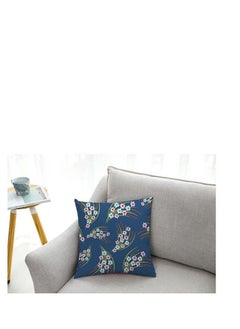 Y&D 4 Pack Decorative Throw Pillow Covers, 18x18 Boho Teal Suitable for Sofa, Living Room, Garden, Balcony  - Image 4