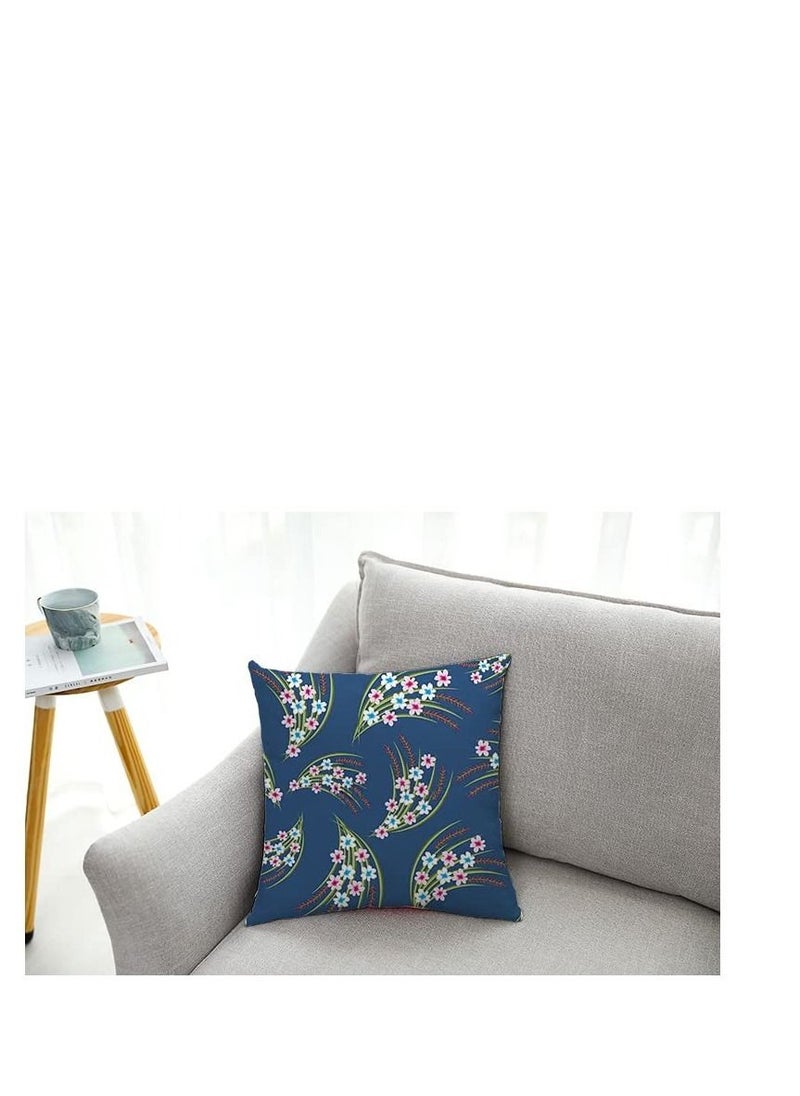Y&D 4 Pack Decorative Throw Pillow Covers, 18x18 Boho Teal Suitable for Sofa, Living Room, Garden, Balcony  - Image 4