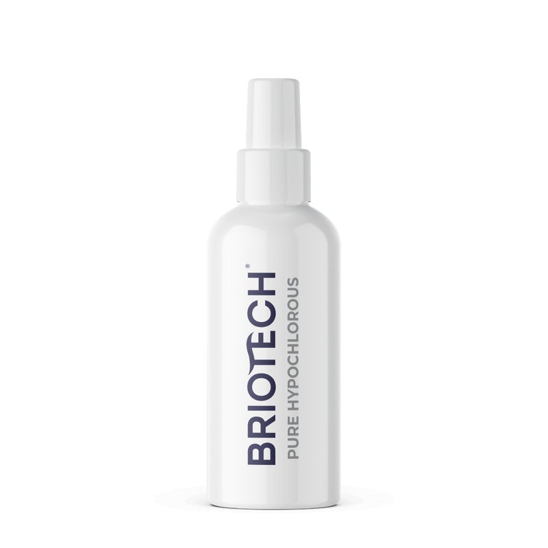 BRIOTECH Pure Hypochlorous Acid Spray and Cleanser, Original Premium HOCl Topical Solution, Multi-Purpose Cleaner, Family Approved & Pet Friendly, 4 fl oz - Image 1