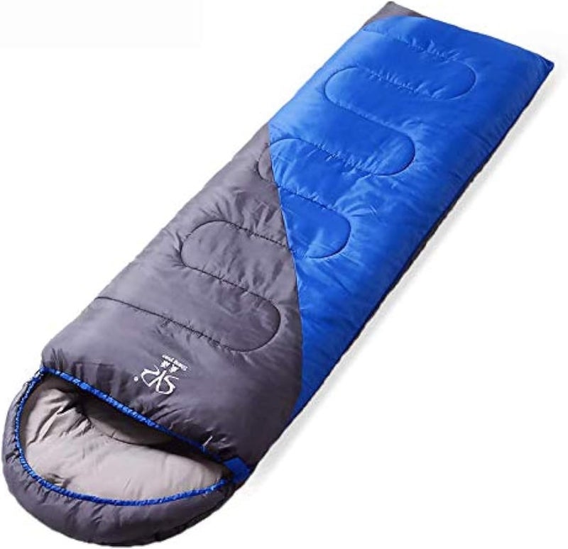 Unisex Outdoor Camping Warm Sleeping Bag - Blue