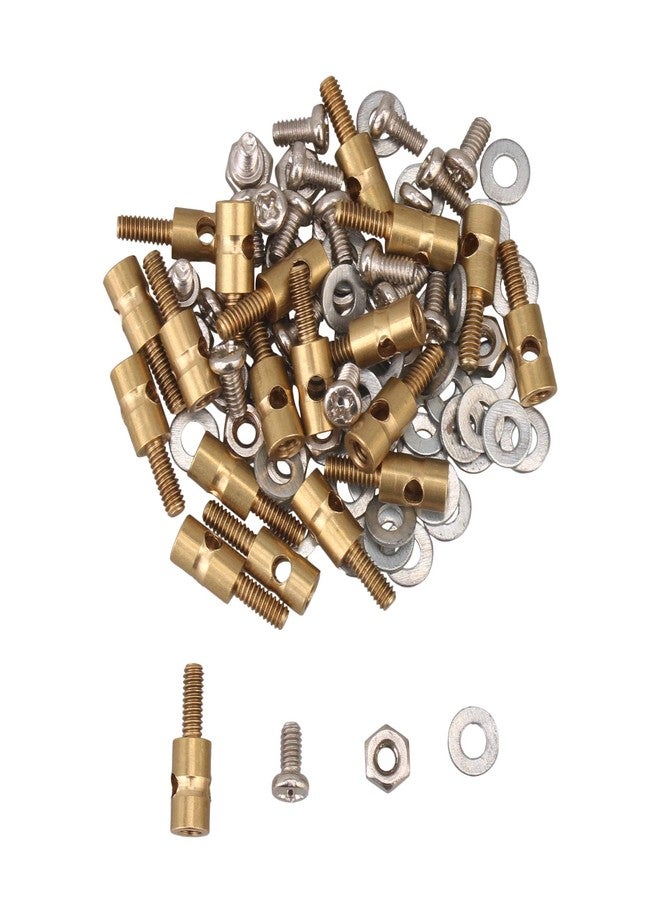 BQLZR RC Model Linkage Stopper with Screws Nuts and Gasket for RC Airplane - Image 1