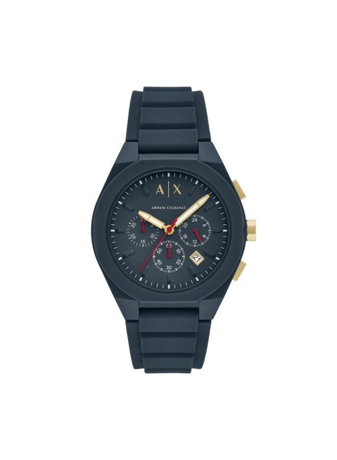 Armani Exchange Ax4168 Silicone Strap Analog Watch  - Image 1
