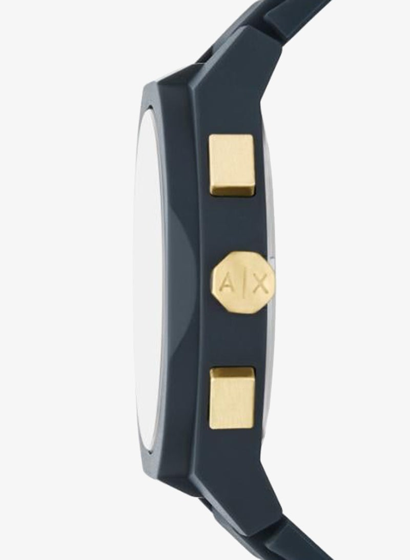 Armani Exchange Ax4168 Silicone Strap Analog Watch - Image 3