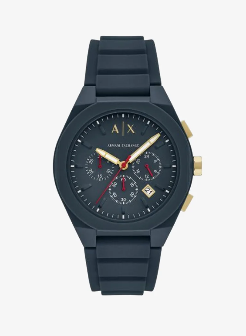 Armani Exchange Ax4168 Silicone Strap Analog Watch