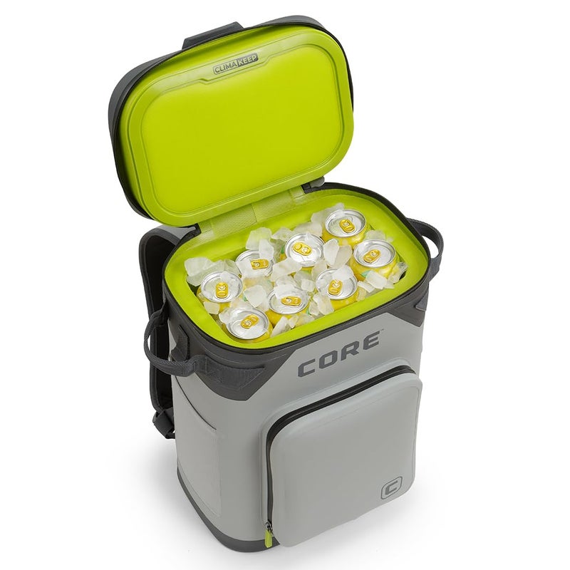 CORE Magnetic Leak Proof 24 Can Soft Cooler with Waterproof Zipper | Insulated Bag Portable Ice Chest Box | Best Backpack Cooler for Food & Beverages for Tailgating, Car Camping, and Family Picnics - Image 1