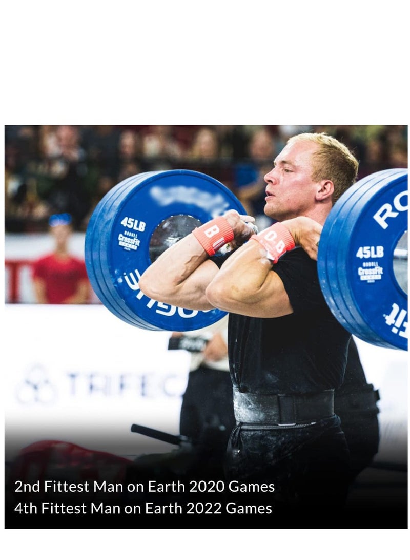 KASTWAVE حزام رفع الأثقال ذاتي القفل، حزام رفع الأثقال الفاخر للياقة البدنية الوظيفية الجادة، ورفع الأثقال، ودعم رفع الأثقال للرياضيين الأوليمبيين للرجال والنساء (كبير) - Image 4