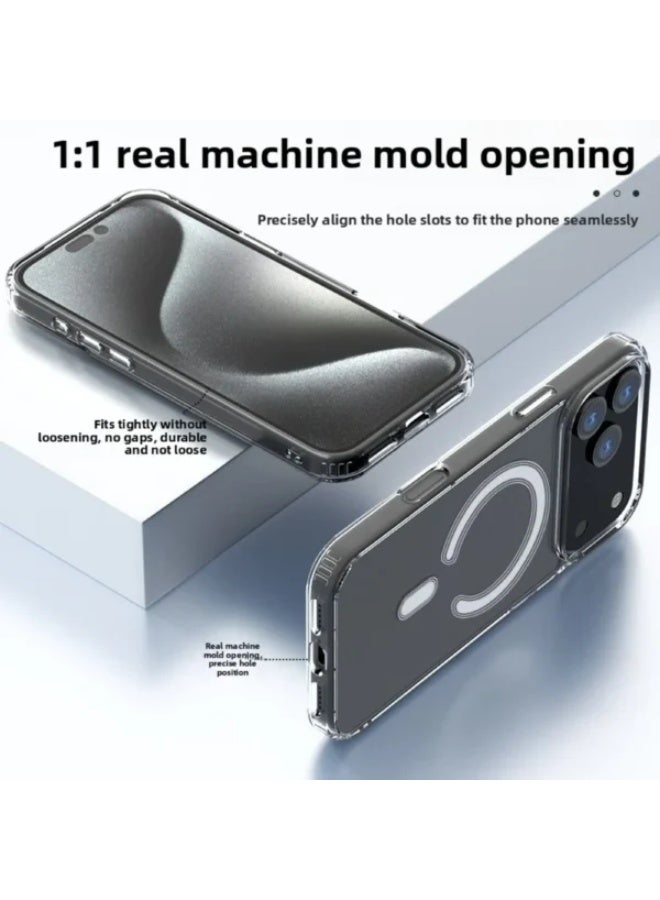 كفر شفاف لهاتف Phone 17 Pro مغناطيسي - Image 4