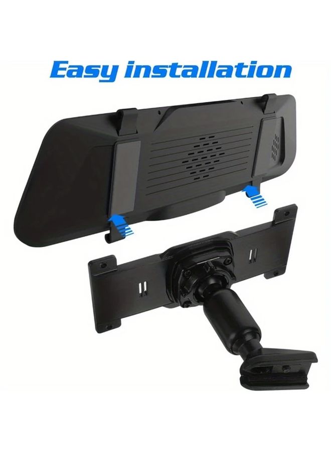 Black Car Rearview Mirror Mounting Bracket Tool Free Installation For DVR Camera - Image 2