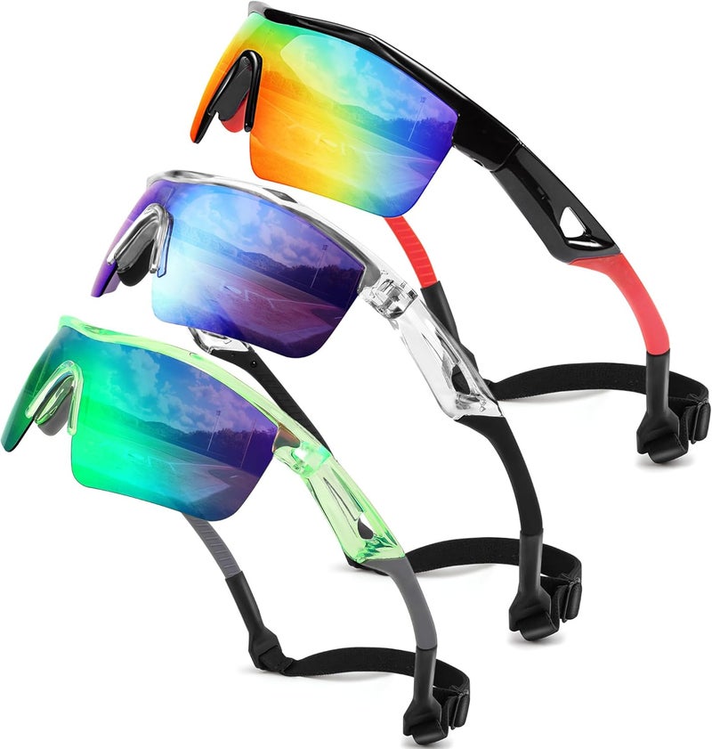 FEISEDY Kids Teens Baseball Polarized Sunglasses Sports TR90 Frame Boys Girls Cycling B2454 - Image 1