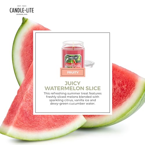 Candle-lite Scented Candles, Juicy Watermelon Slice, 18 oz Jar, Proudly Poured in The USA, Aromatherapy Candle, Single-Wick with 110 Hours of Burn Time, Perfect for Creating a Refreshing Ambiance - Image 4