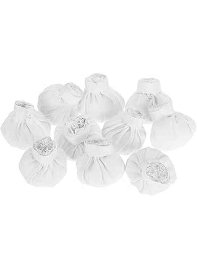 10Pcs Miniature Doll Hats For DIY Crafts Mini Caps Dollhouse Decorations Assorted Colors - Image 1