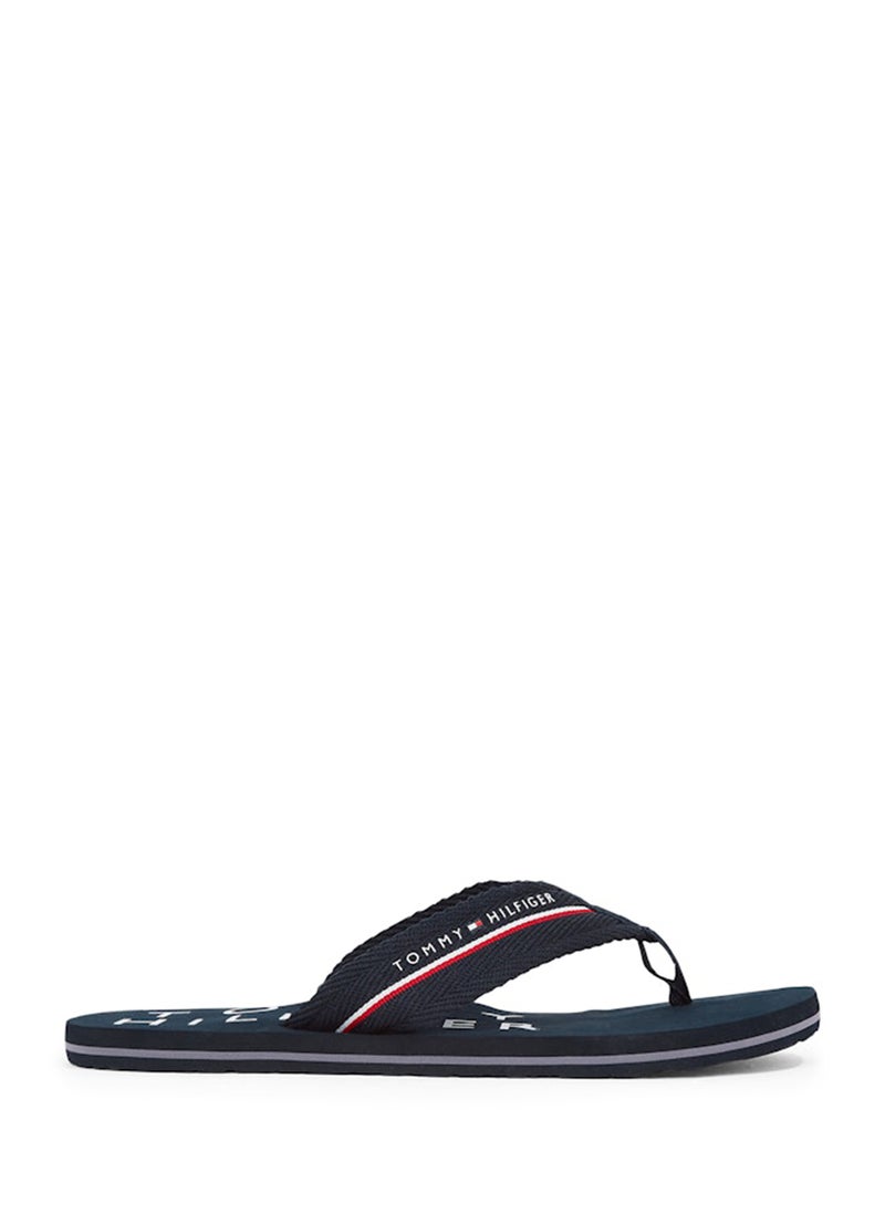 TOMMY HILFIGER - Monogram Thongs Beach Flip Flops - Image 1