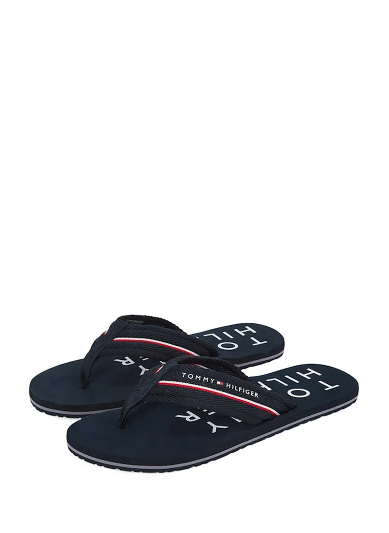 TOMMY HILFIGER Monogram Thongs Beach Flip Flops