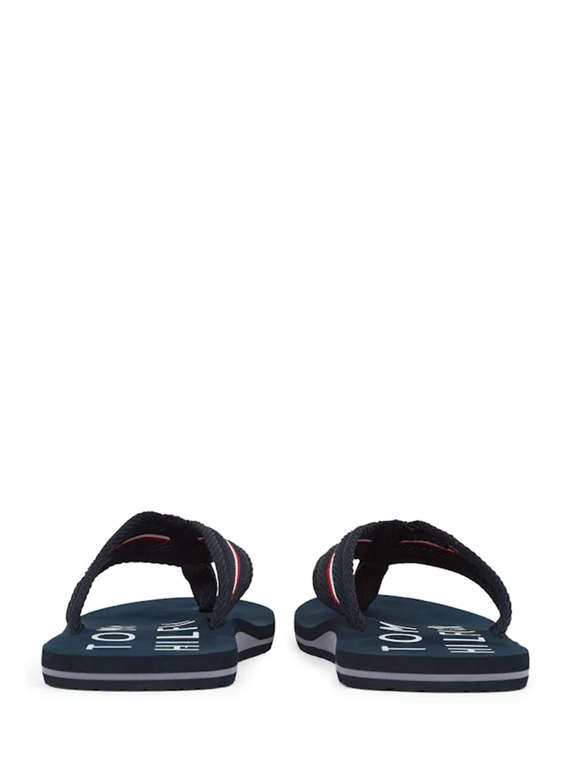 TOMMY HILFIGER Monogram Thongs Beach Flip Flops