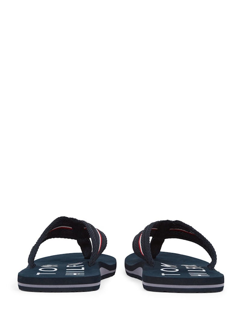 TOMMY HILFIGER - Monogram Thongs Beach Flip Flops - Image 1